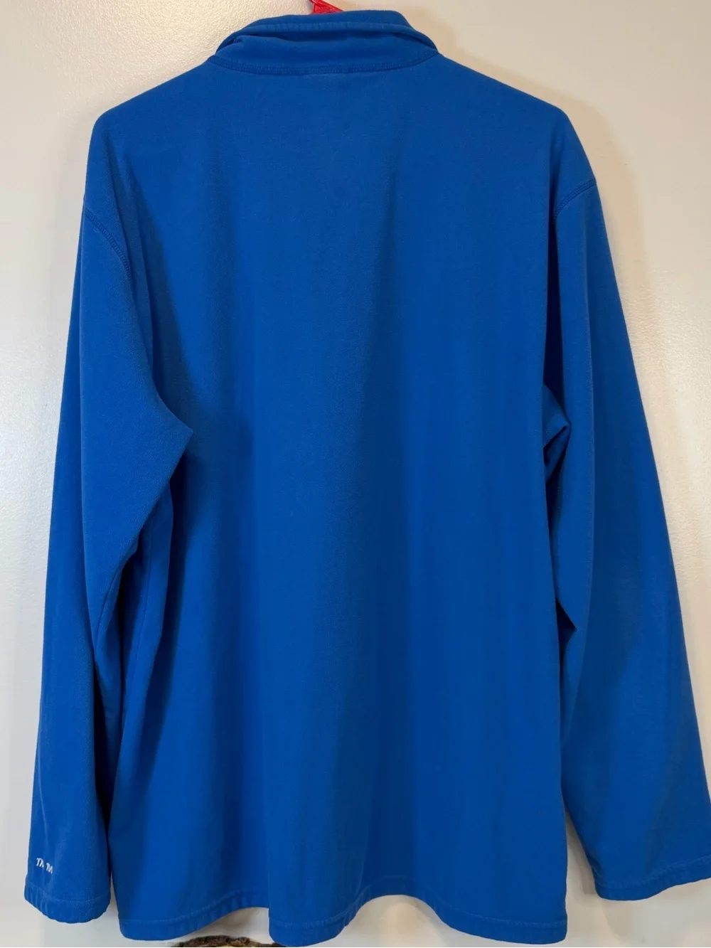 The North Face Men's Cornflower Blue 1/4 Zip-Up Fleece Pullover Size XL